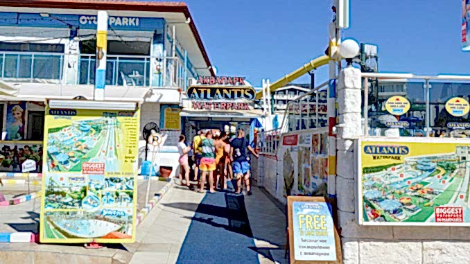 Marmaris Atlantis Su Parkı Girişi