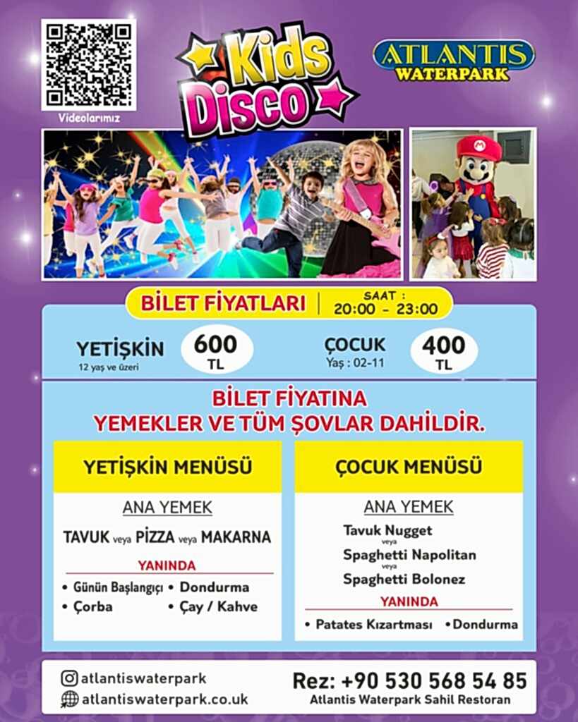 Atlantis Çocuk Matinesi ve Şovlar